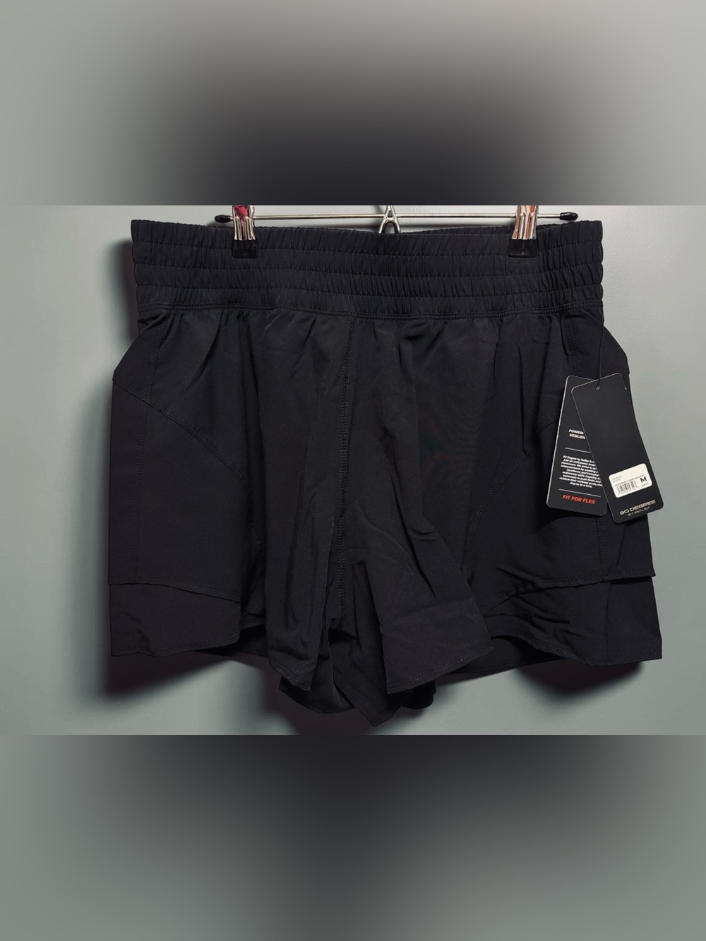 NWT 90 Degree by Reflex Lightsreme Underflow Active Shorts Size M